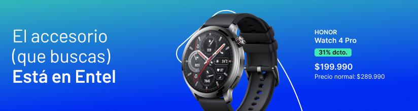 banner entel en todas honor watch 4 pro principal desk 210825